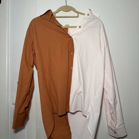 DONNI Duo Pop Button Down - Picture 2 of 3